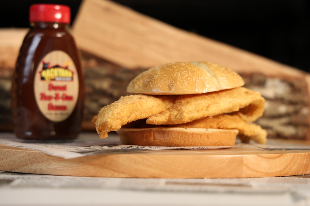 Jumbo Fried Flounder Fillet.