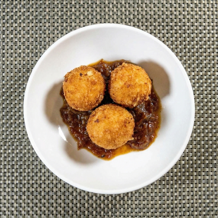 Fried Pimento Cheese Balls.