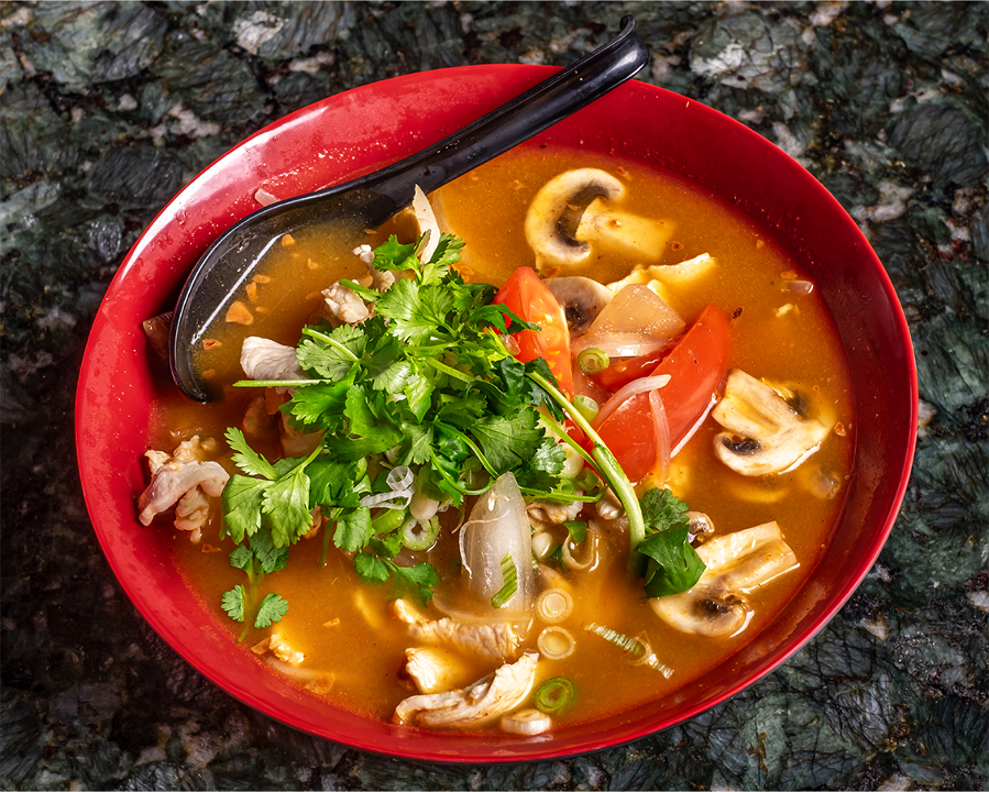Tom Yum Chicken.