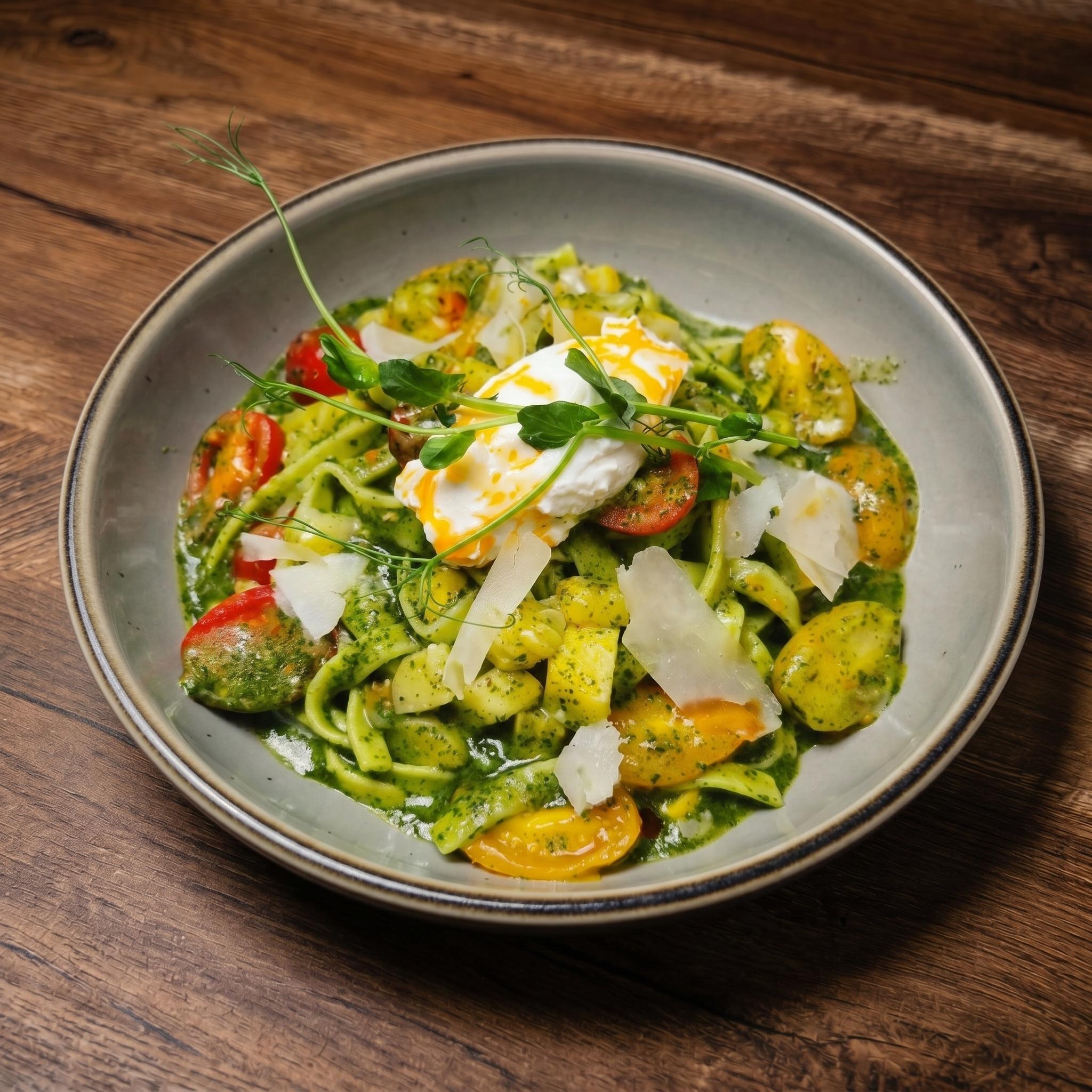 Spinach Fettuccine N/VG.