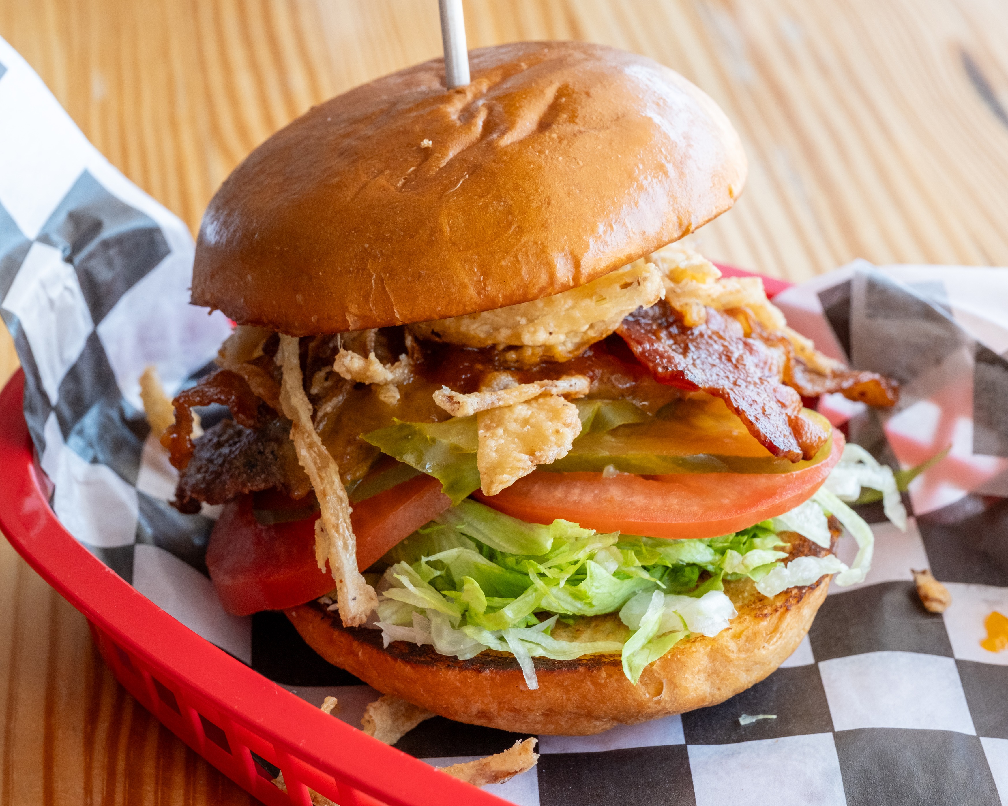 LiL Haystack Burger.