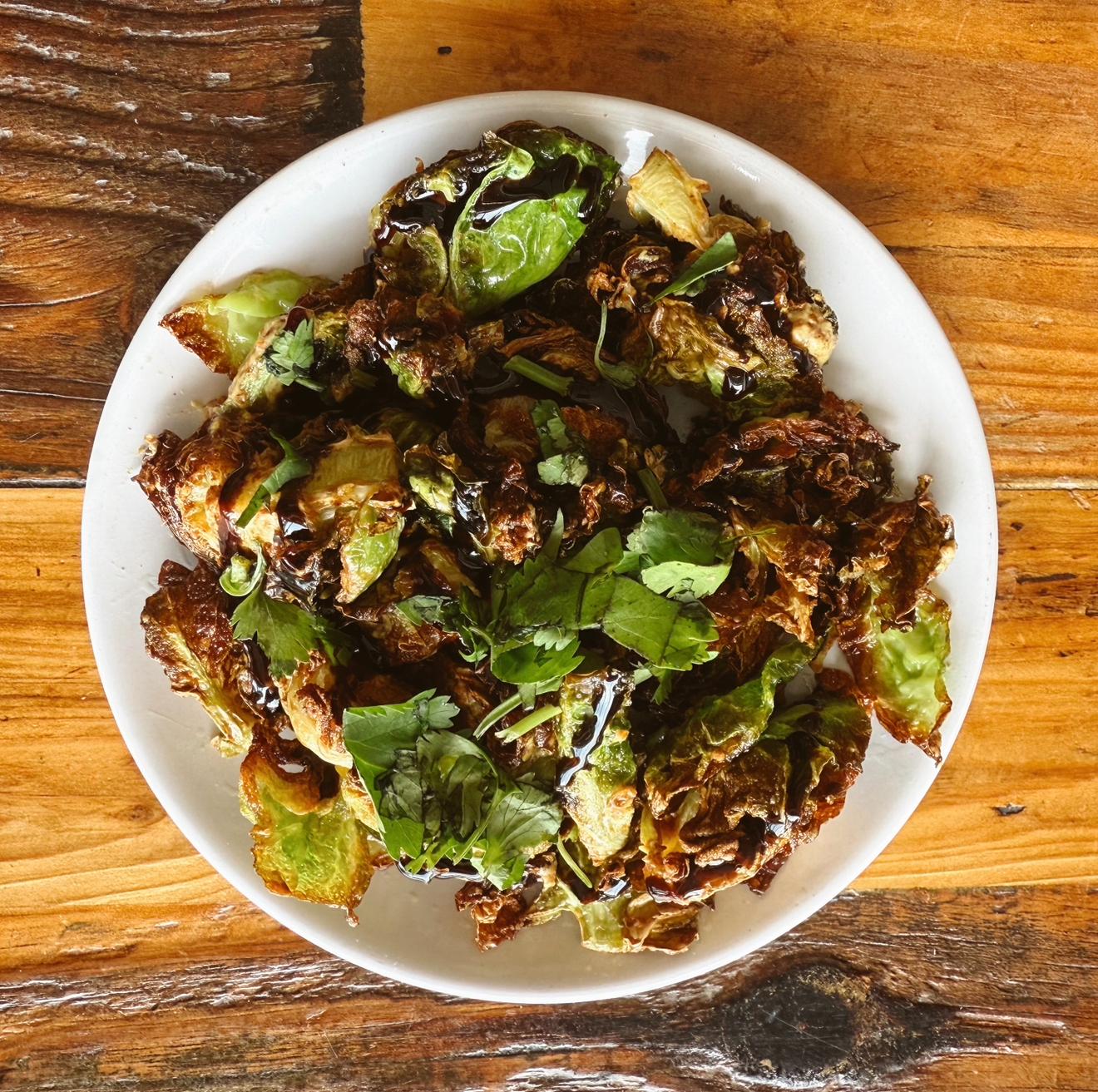HP Fried Brussels Sprouts.