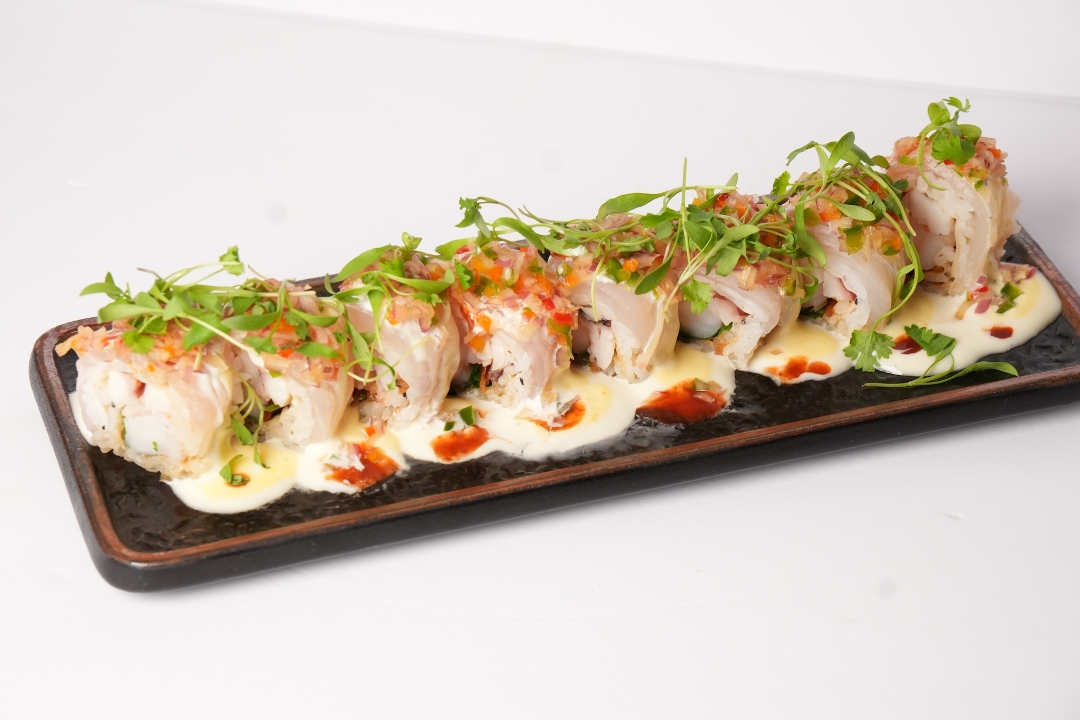 Nikkei Ceviche Roll.
