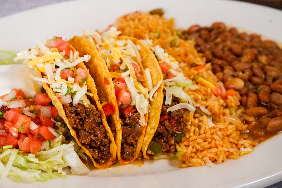 Crispy Taco Platter.