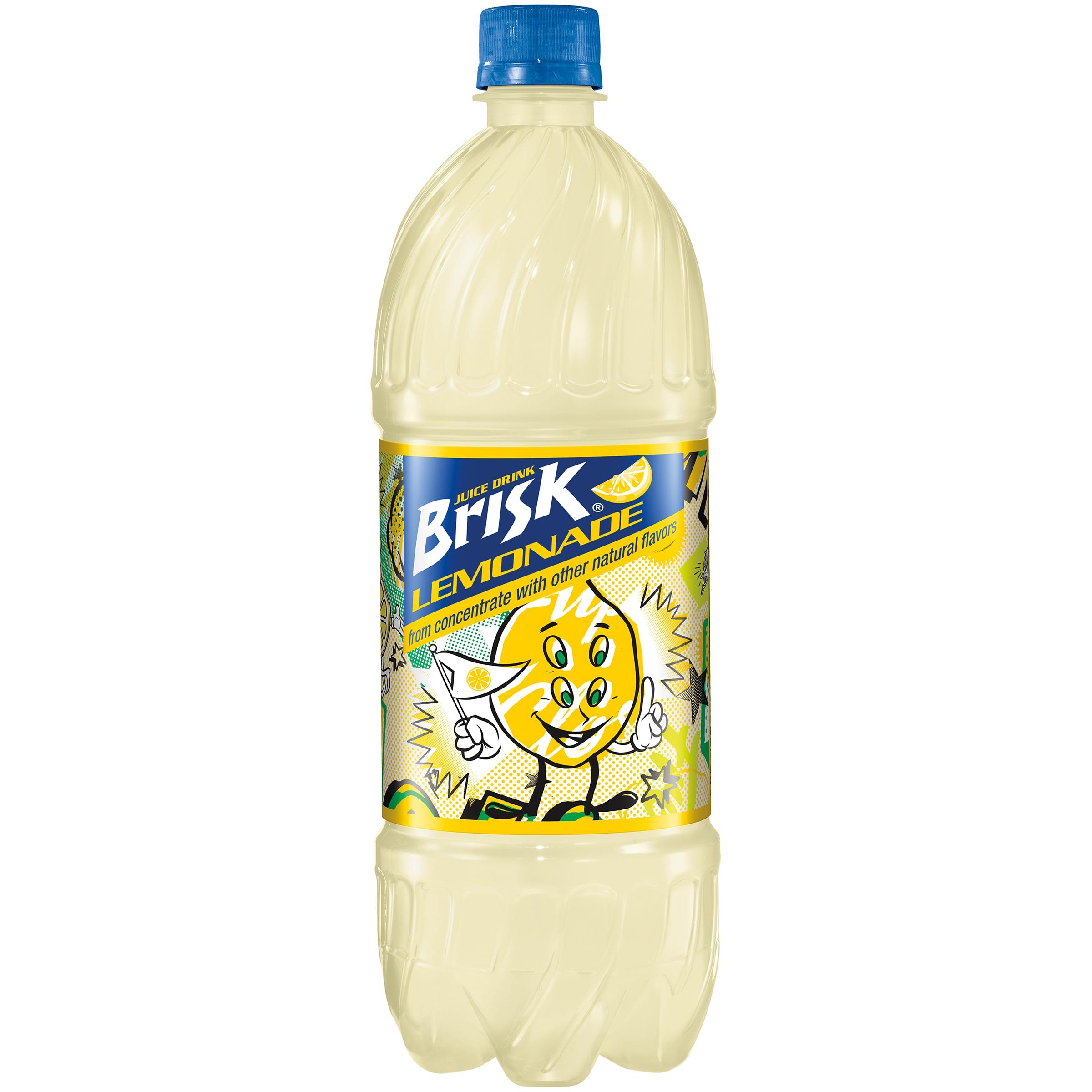 Brisk Lemonade Juice Drink Soda 1L Plastic Bottle.