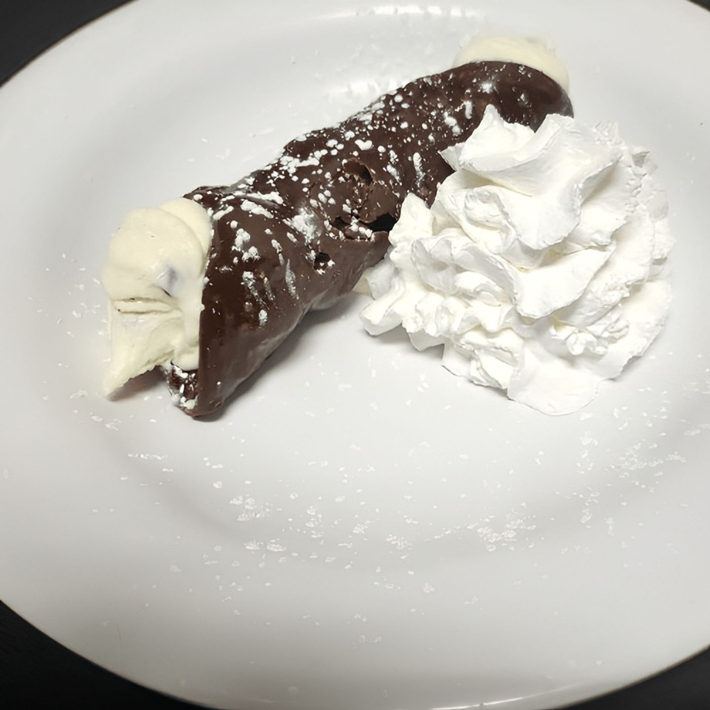 Chocolate Cannolis.