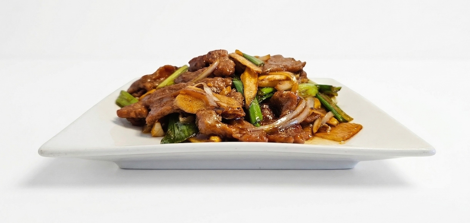 Ginger Scallion Beef.