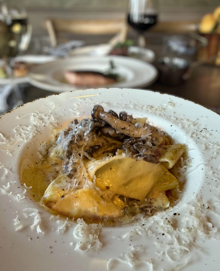 Hand Rolled Pappardelle.