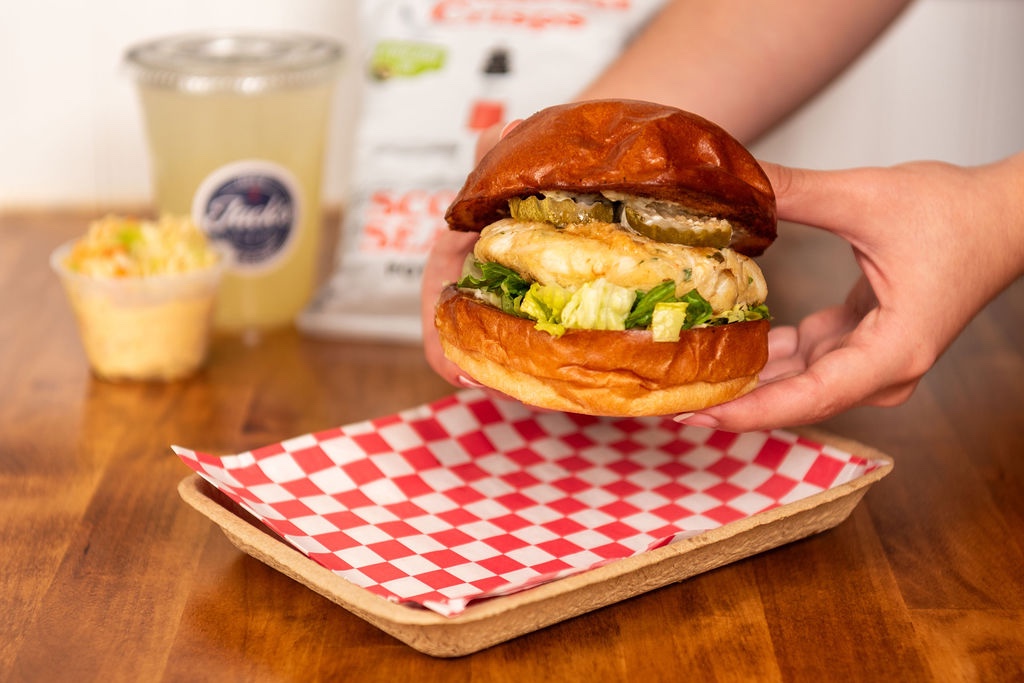 Crab Cake Sandwich.