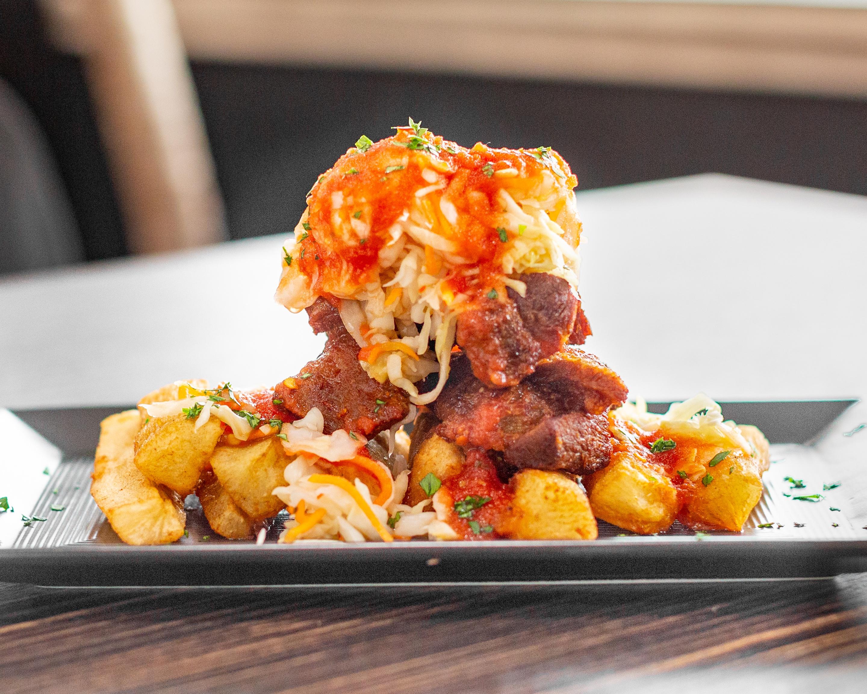 Yuca/Chicharron.