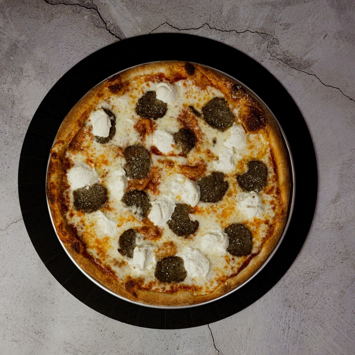 12" Meatball Parmigiana with Ricotta.