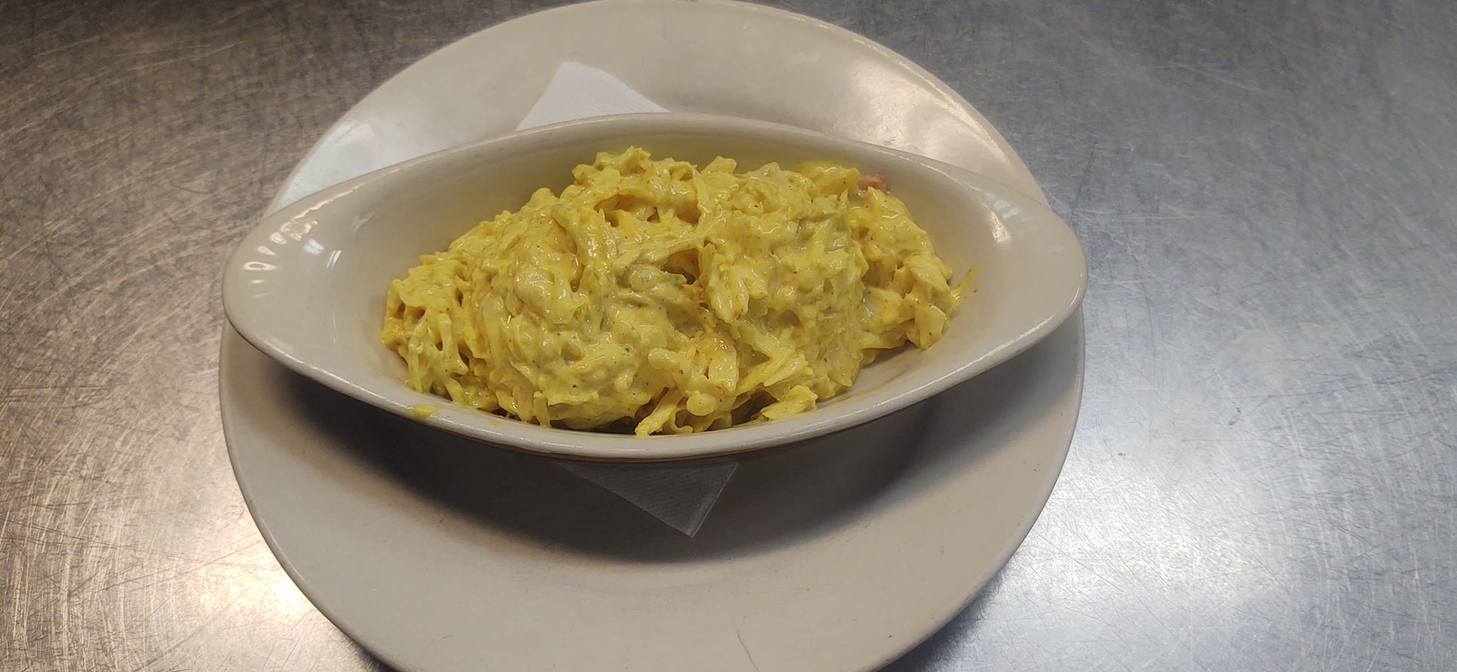SIDE CURRIED COLE SLAW.
