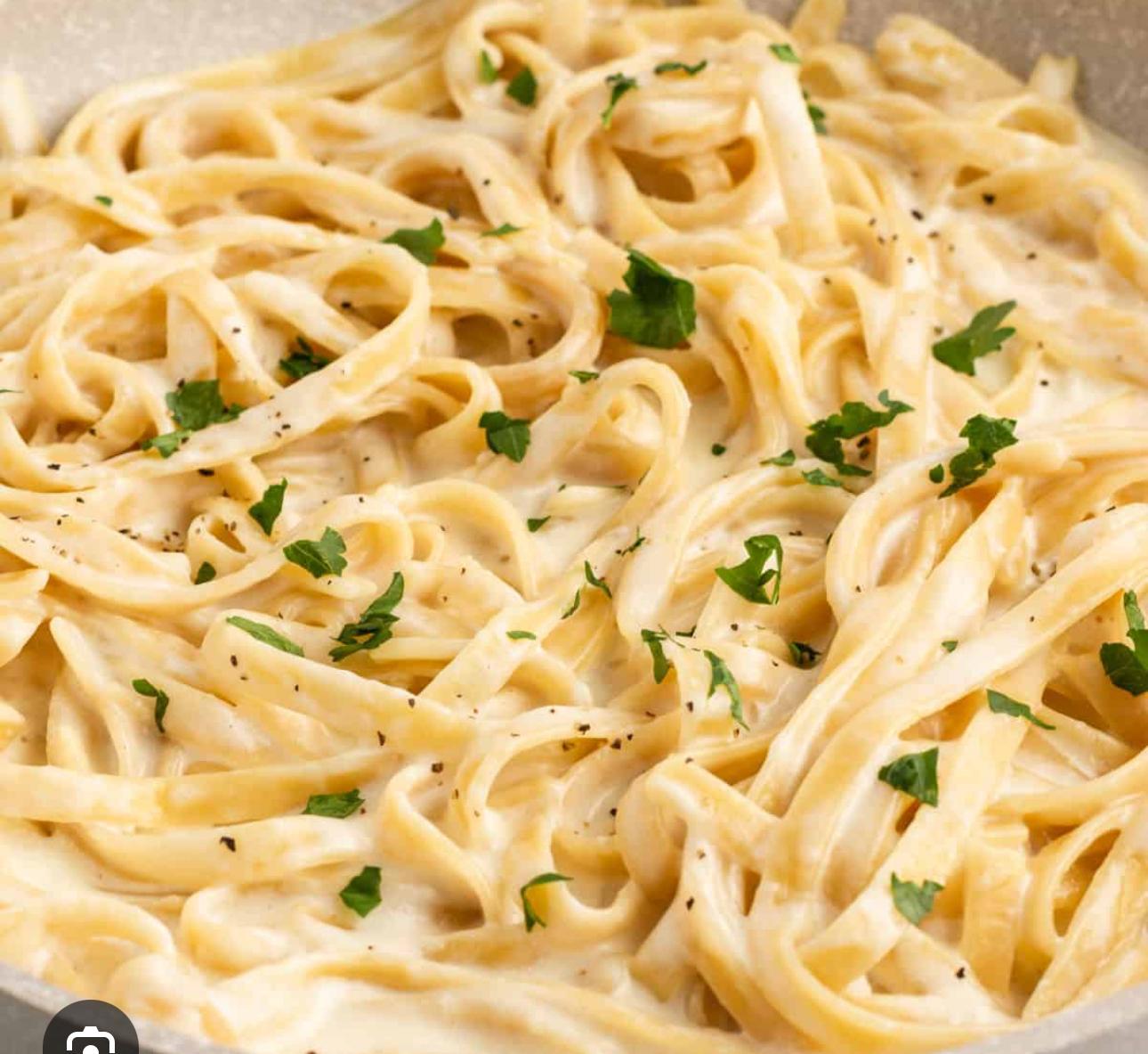 Pasta Alfredo Dinner.