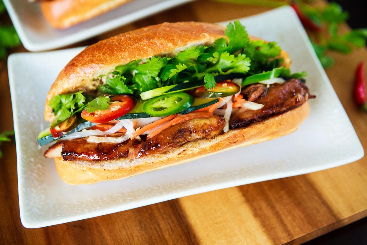 Charbroiled Chicken Banh Mi.