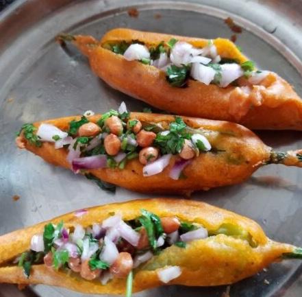 Stuffed Mirchi Bajji- 3pcs.