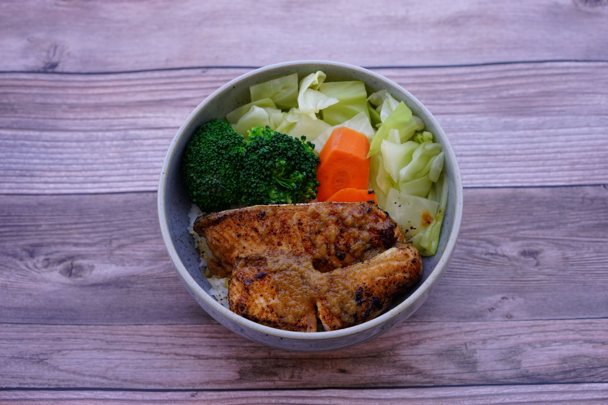 Miso Salmon Bowl.