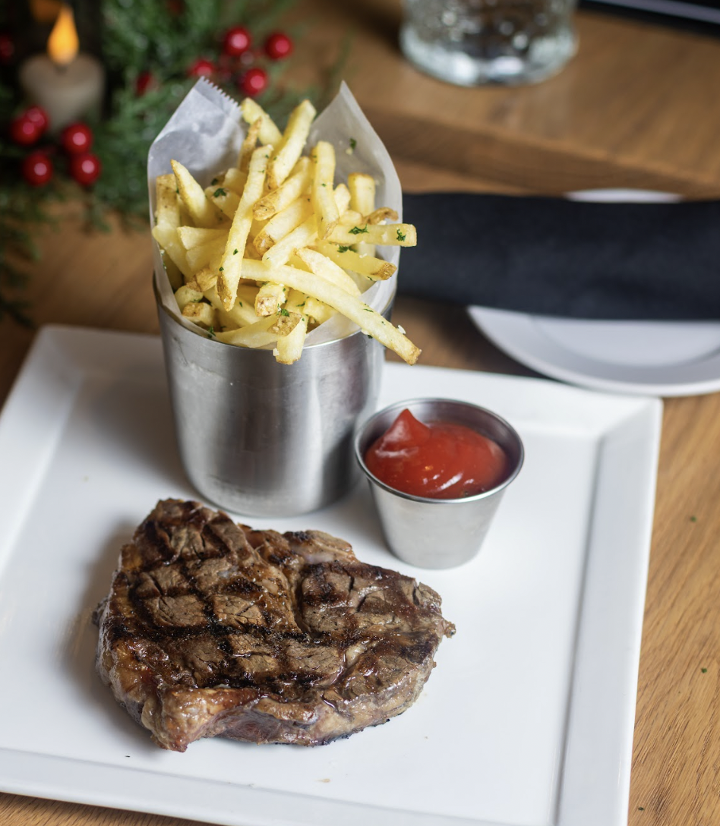 Kids Steak Skewers & Fries.