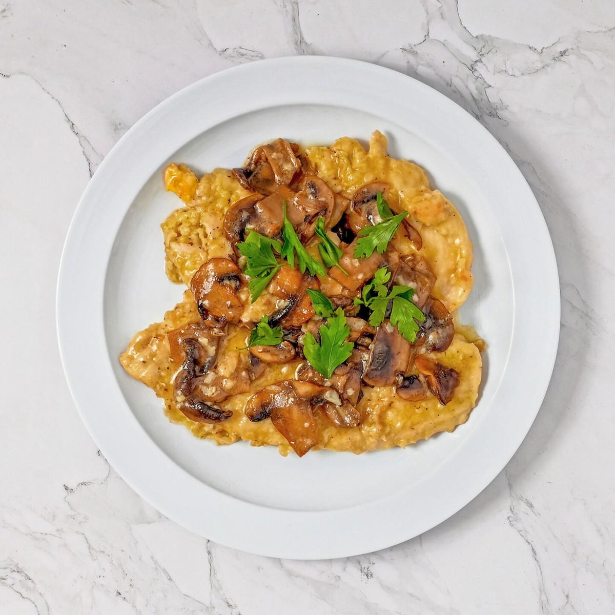 Chicken Marsala Entree.