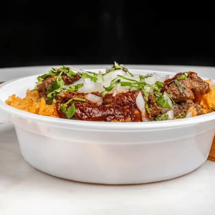 16oz Nihari Birria Rice Bowl.