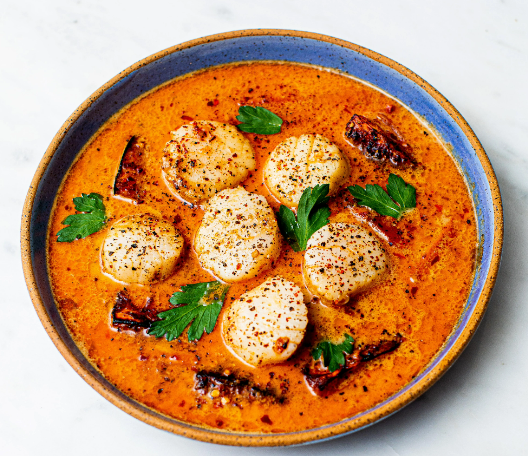 Scallop Tikka Masala.