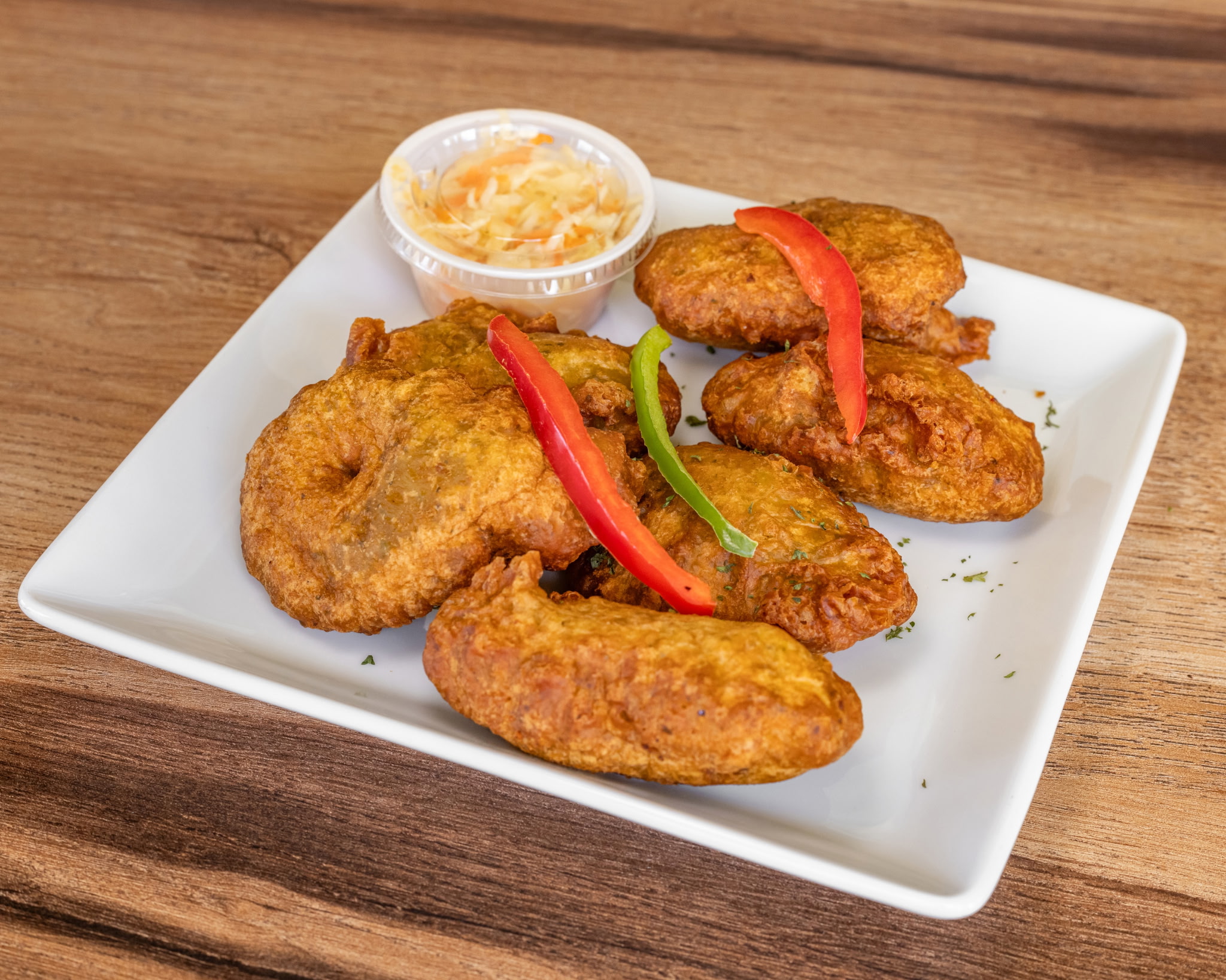 Marinad (Haitian fritter).