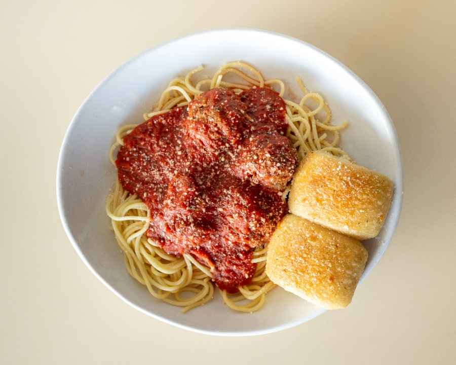 Kid Spaghetti w/ Meatballs.