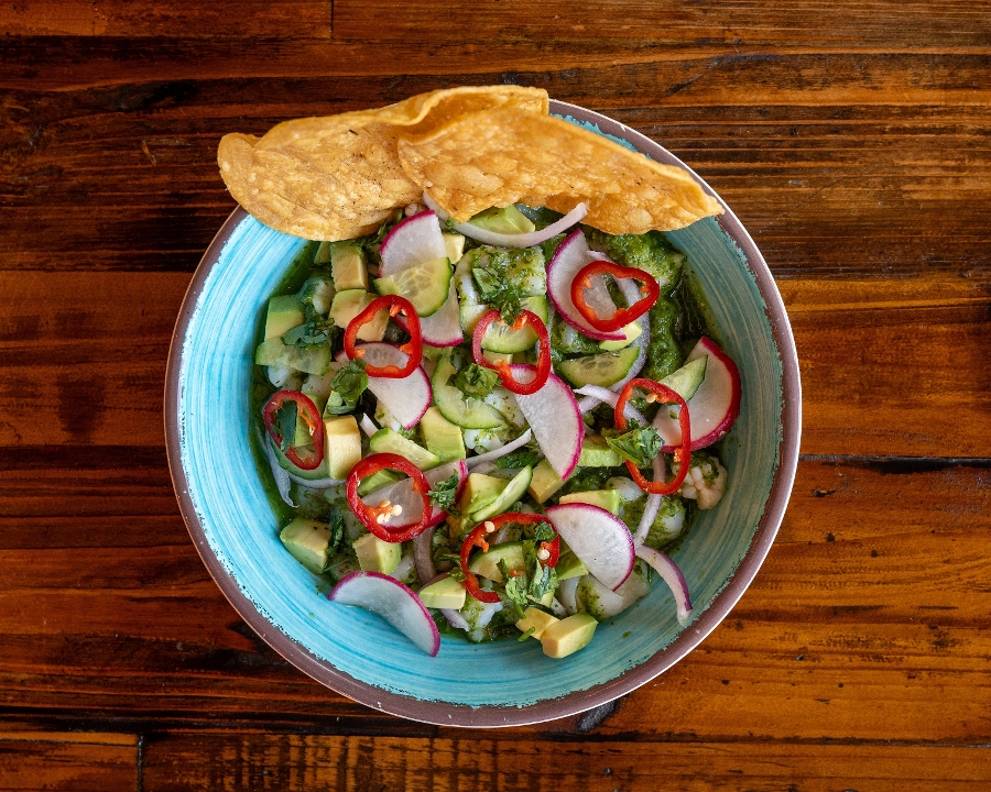Agua Chile and Chips.