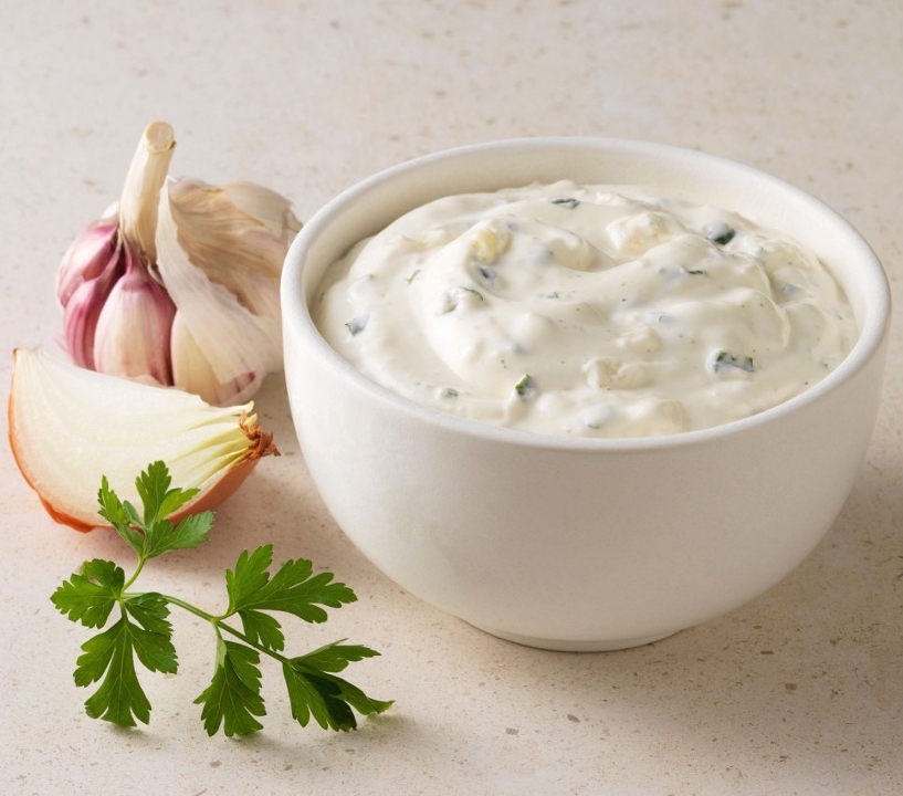 Bottle GARLIC SAUCE.