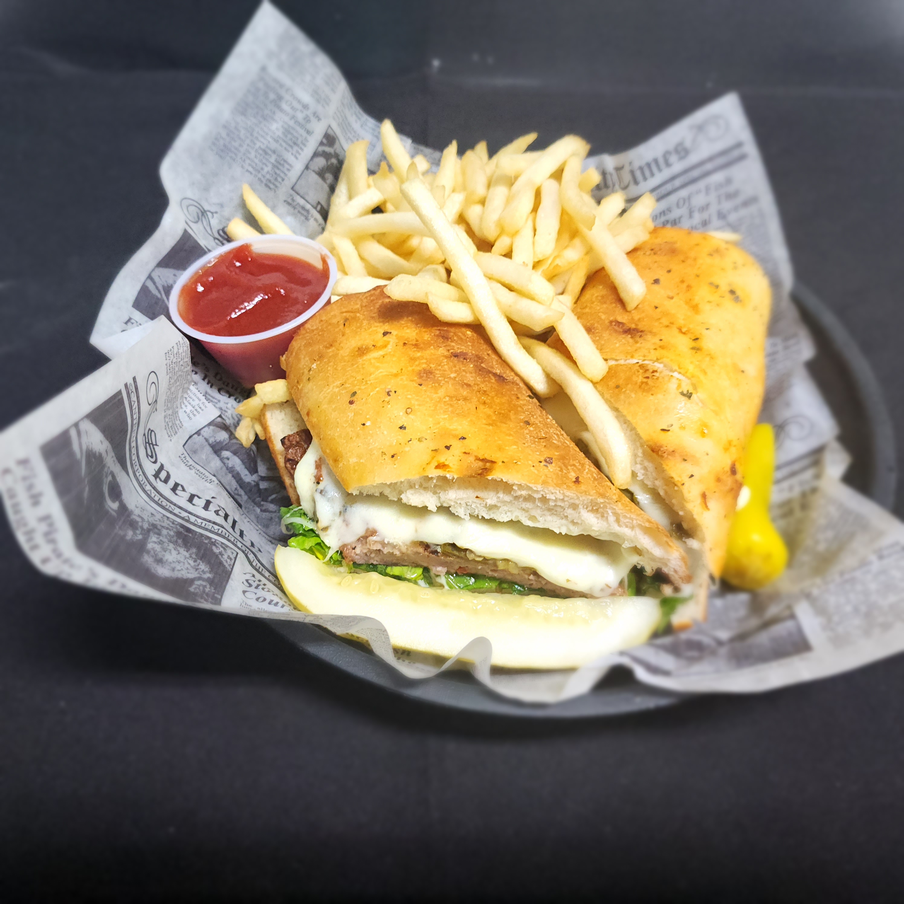 Sausage Italiano Sandwich.