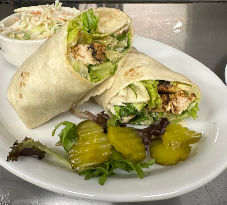 Grilled Chicken Caesar Wrap.