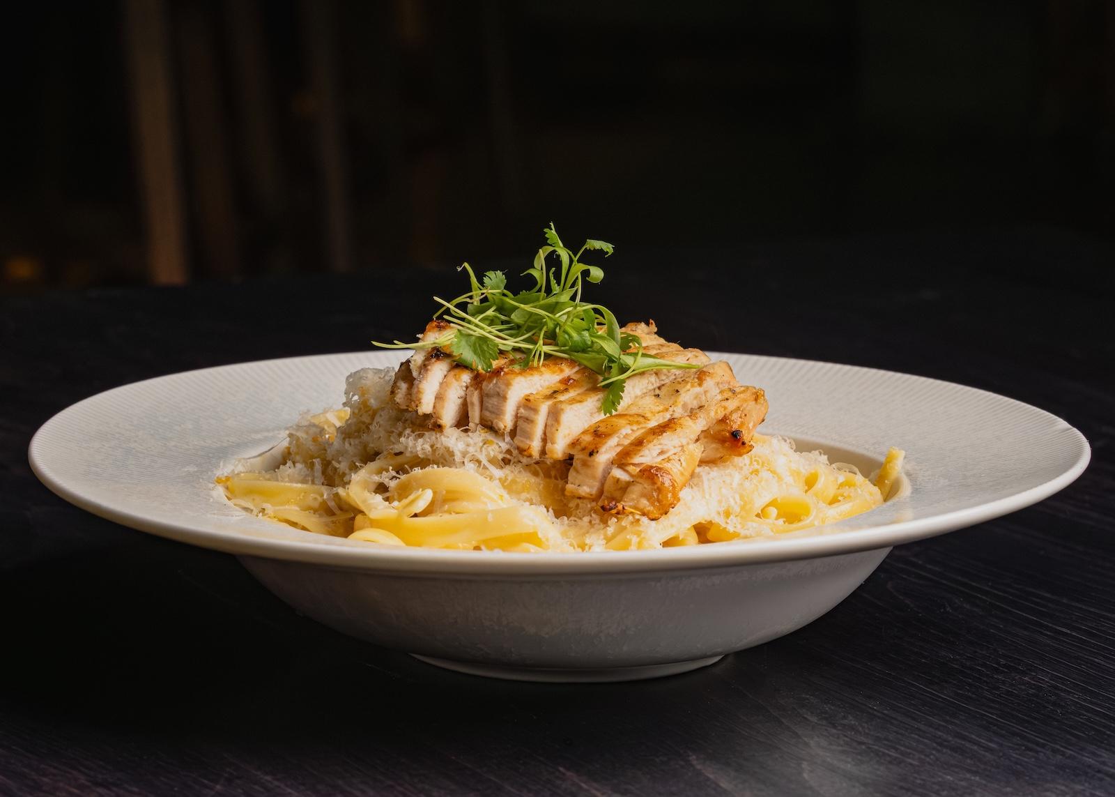 Pasta Alfredo.