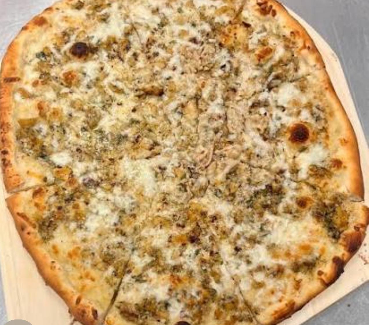 Traditional Clam Pizza (16" Only).