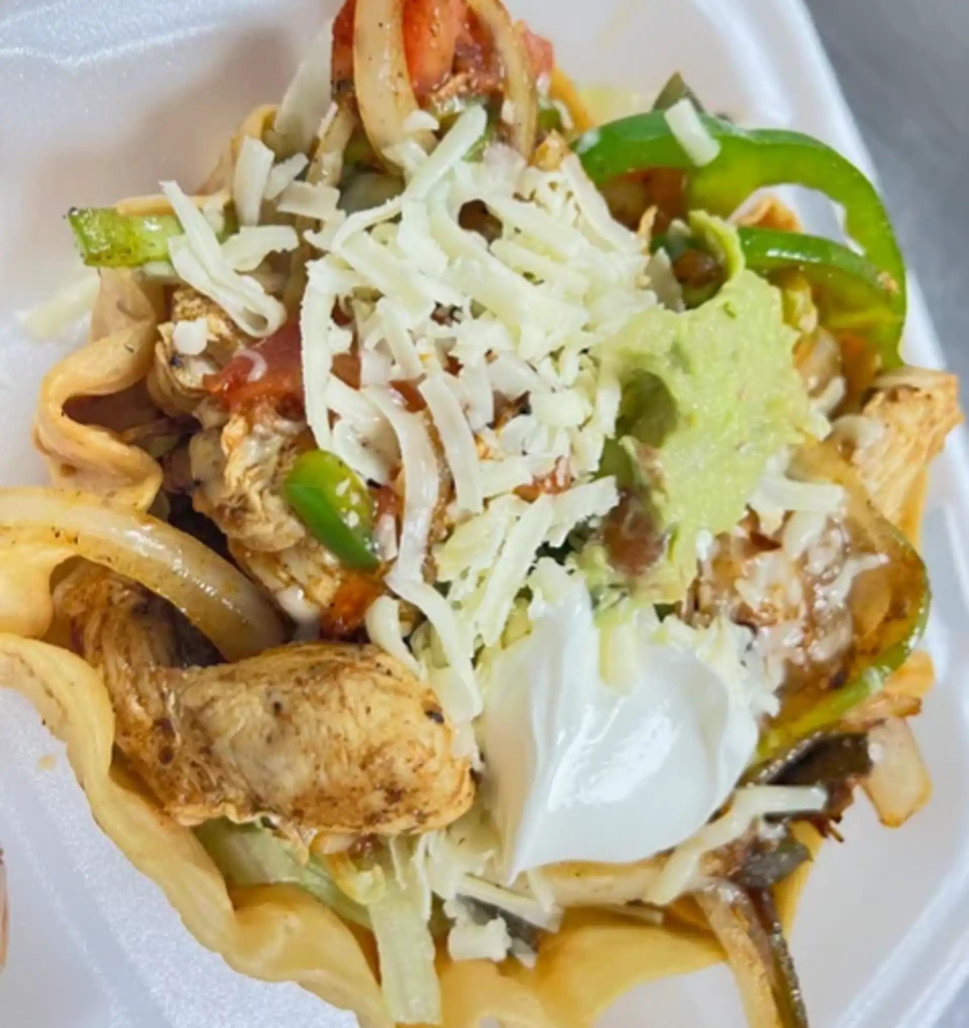 Fajita Taco Salad.