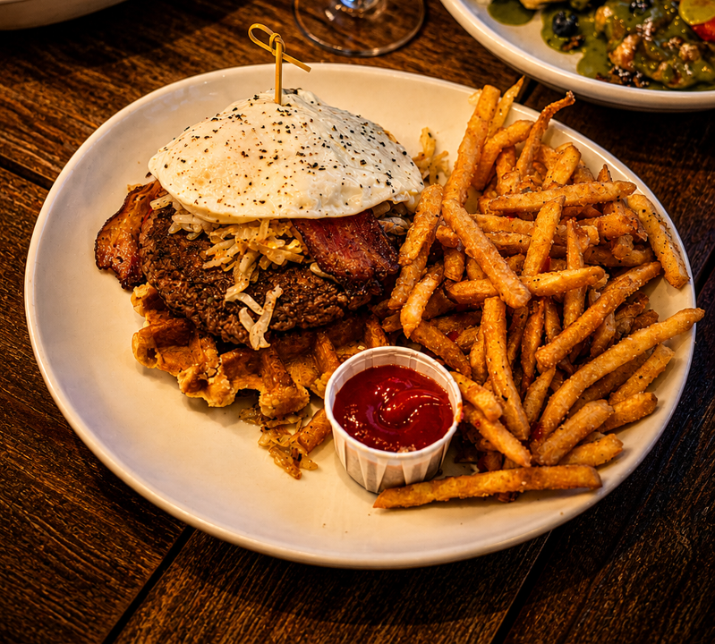 Breakfast Burger.