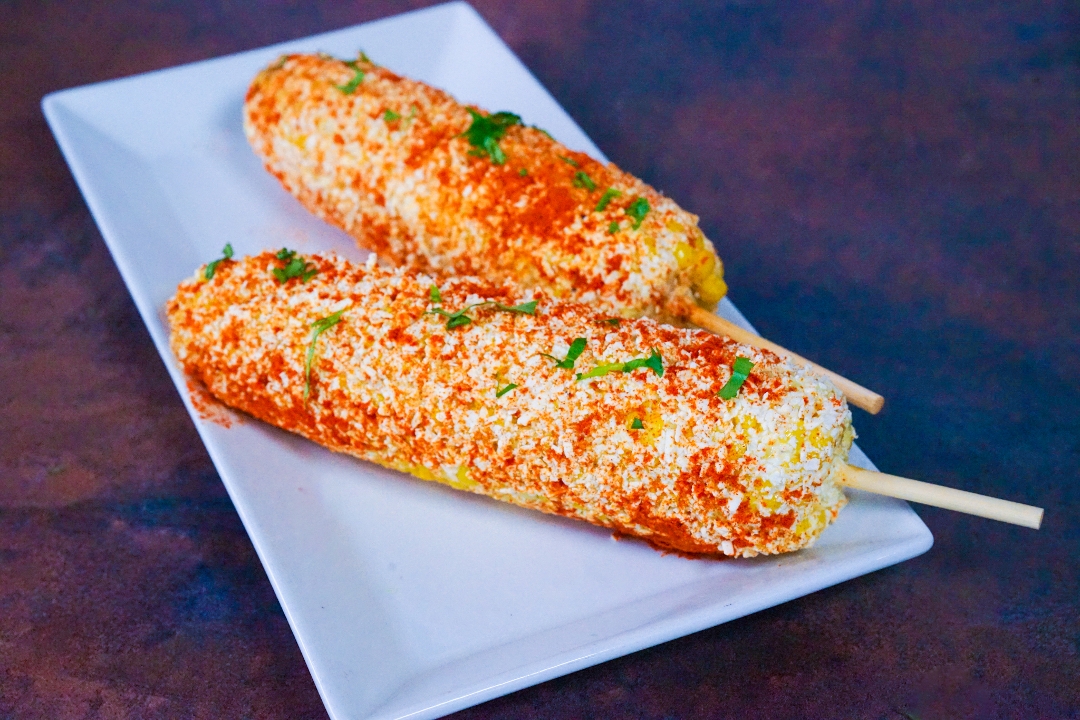 Crazy Corn on the Cob (Mexican Style).