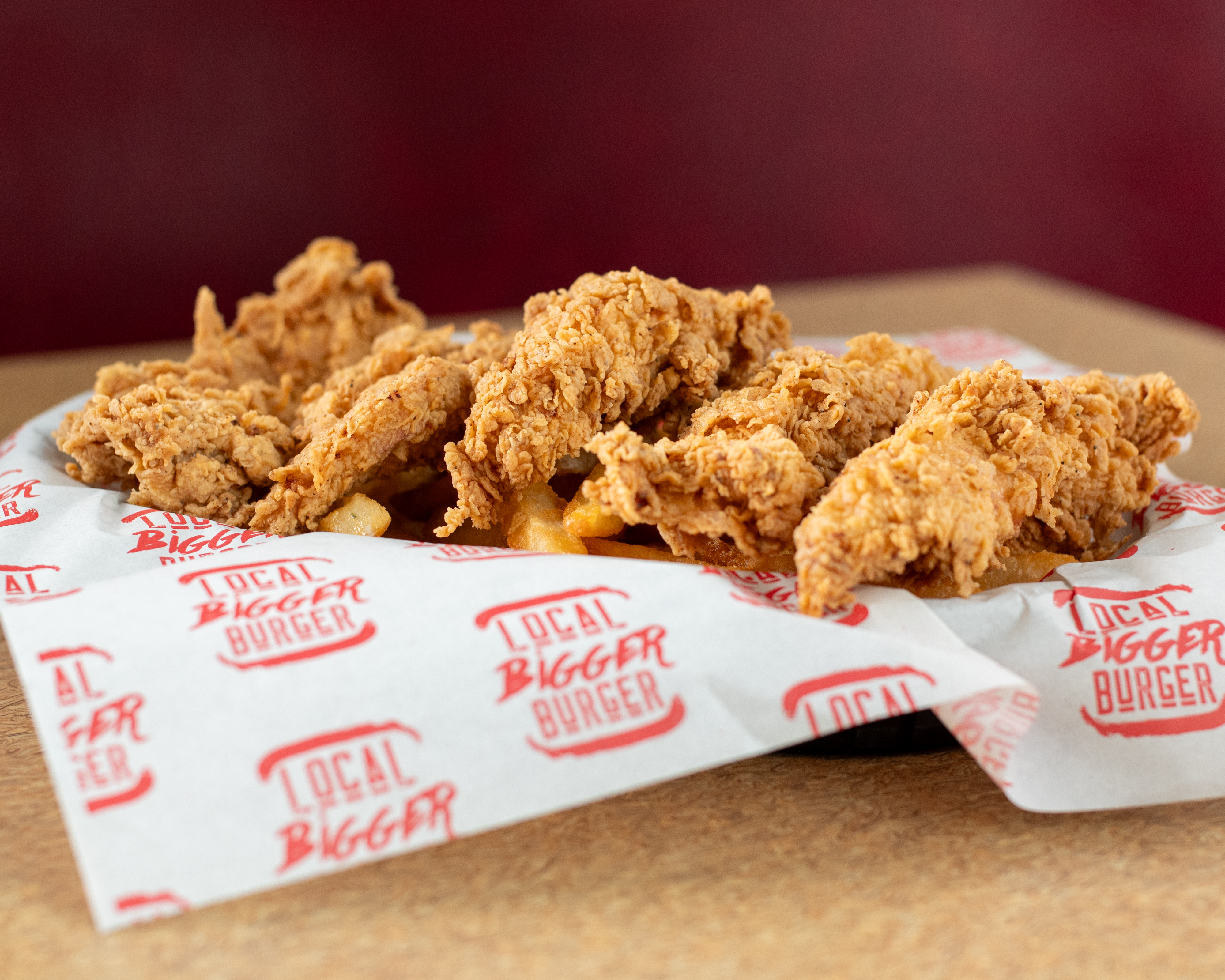4PC Chicken Tenders with Fries.