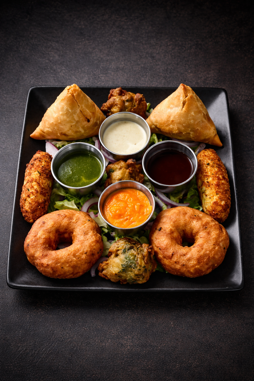 Assorted Appetizer Platter.