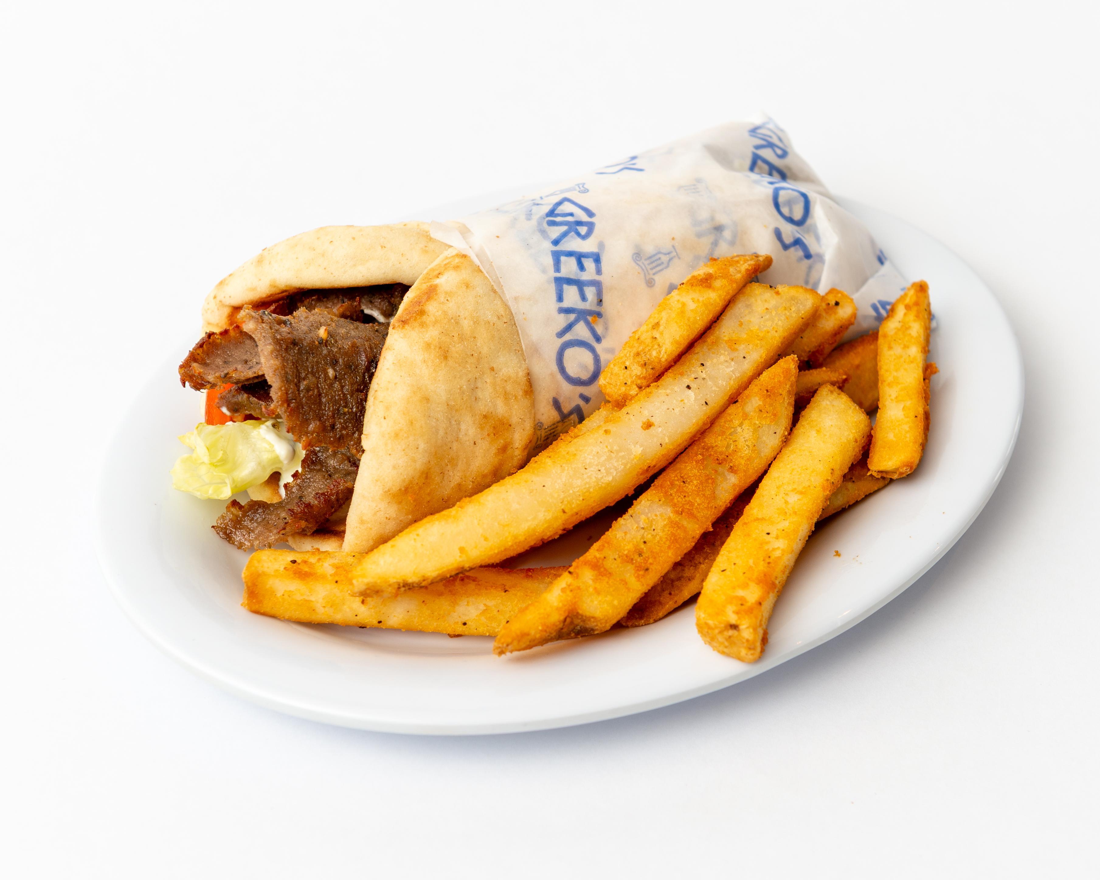 Kid's Pita w/ Fries.