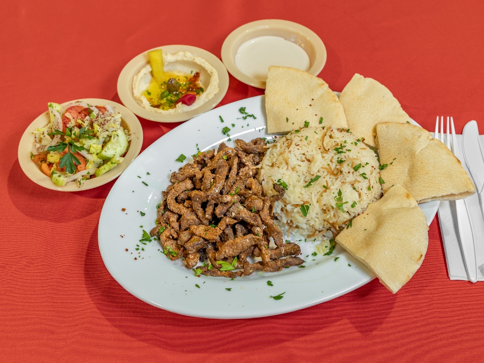 41. Beef Shawarma Combo.