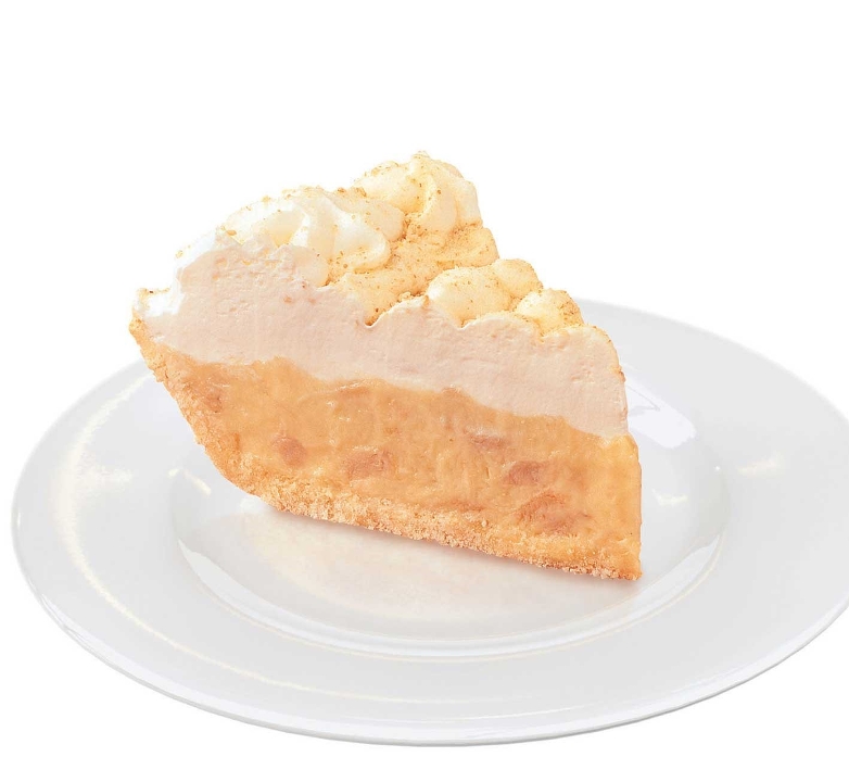 Banana cream pie - Slice.