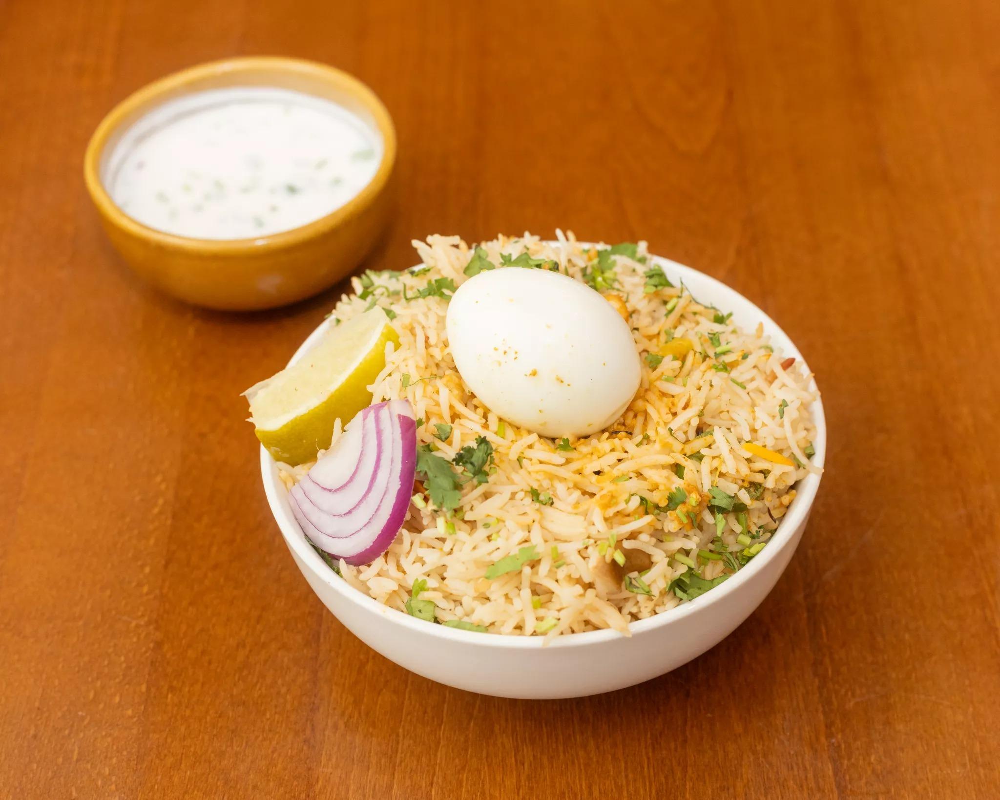 Egg Biryani.