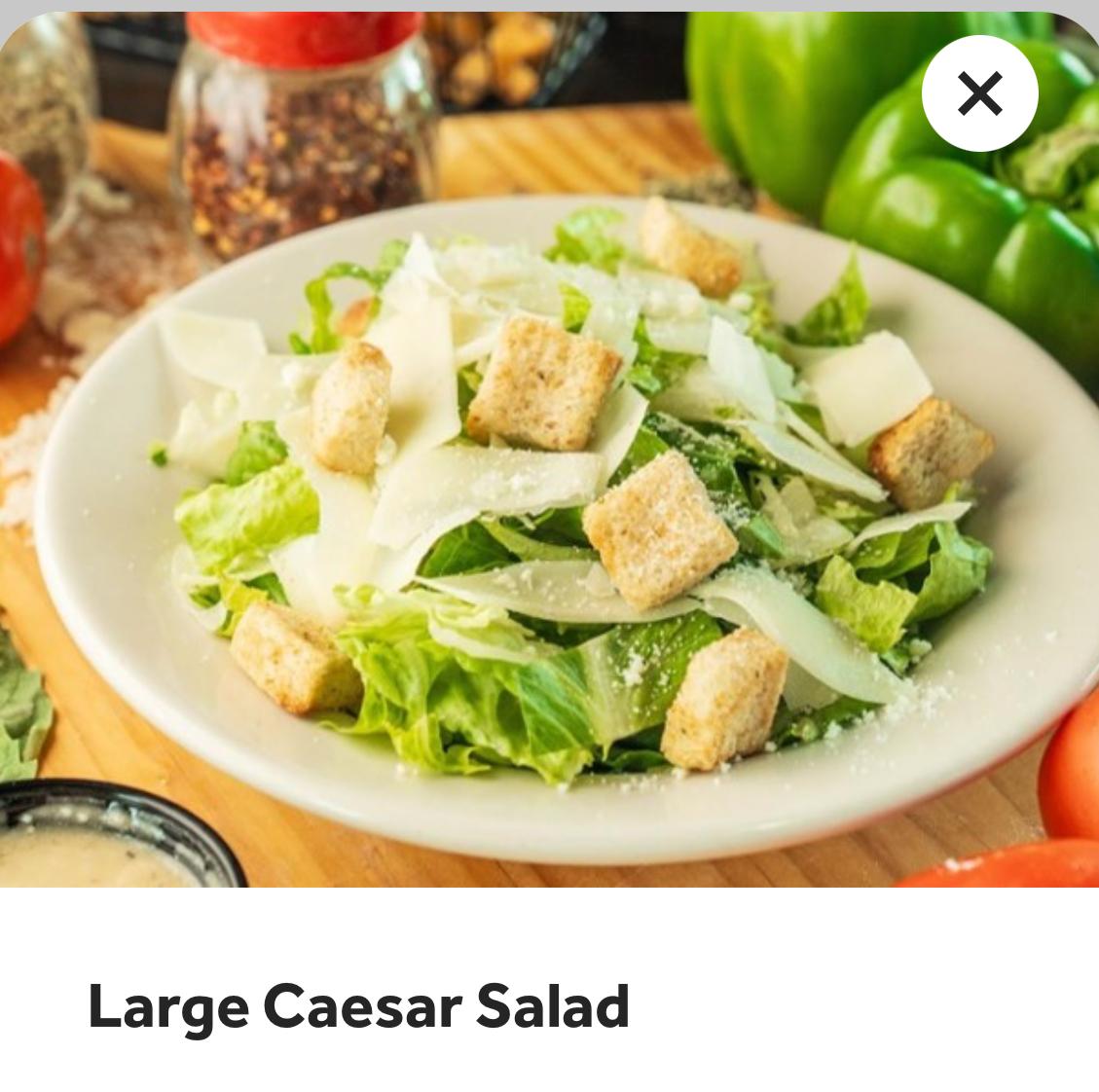 Large Caesar Salad.
