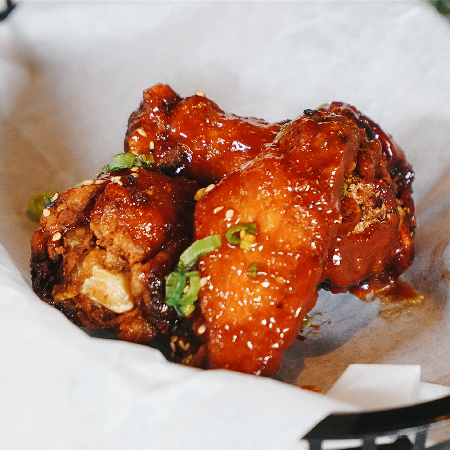 Spicy Korean Wings.