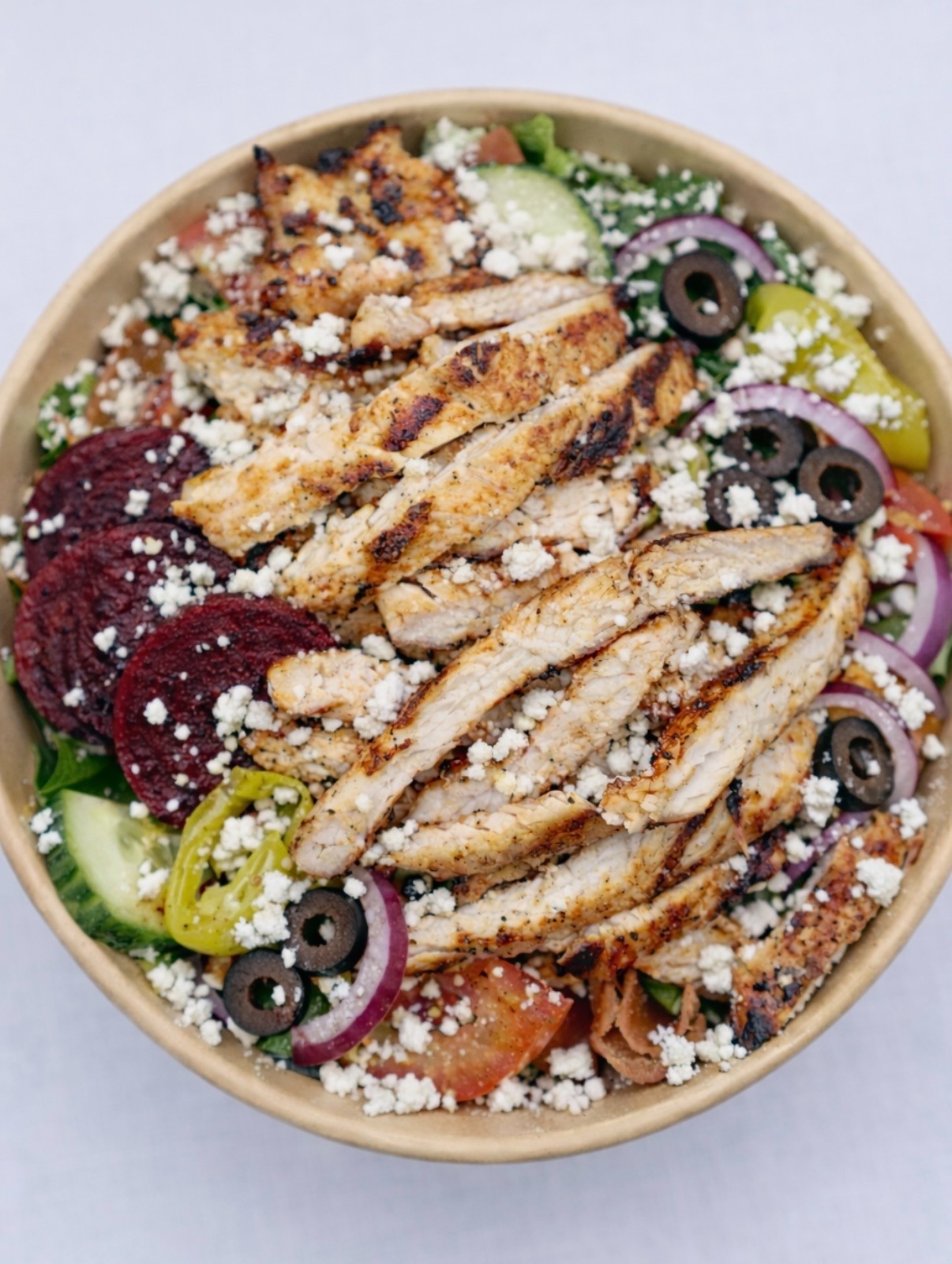Greek Goddess Salad.