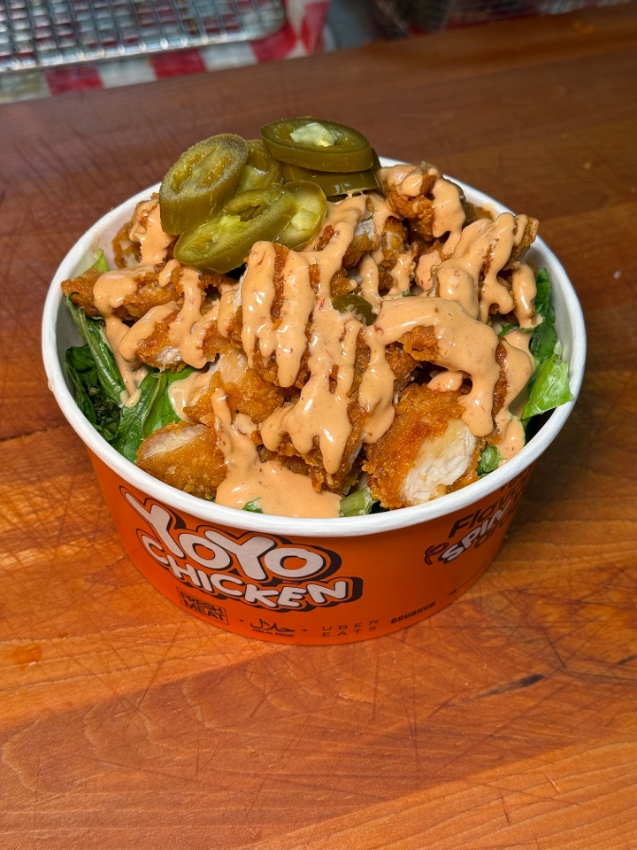 Crispy Chicken Salad Bowl.