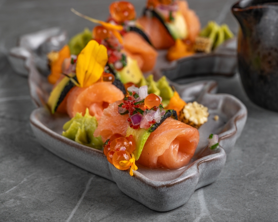Salmon Tiradito.