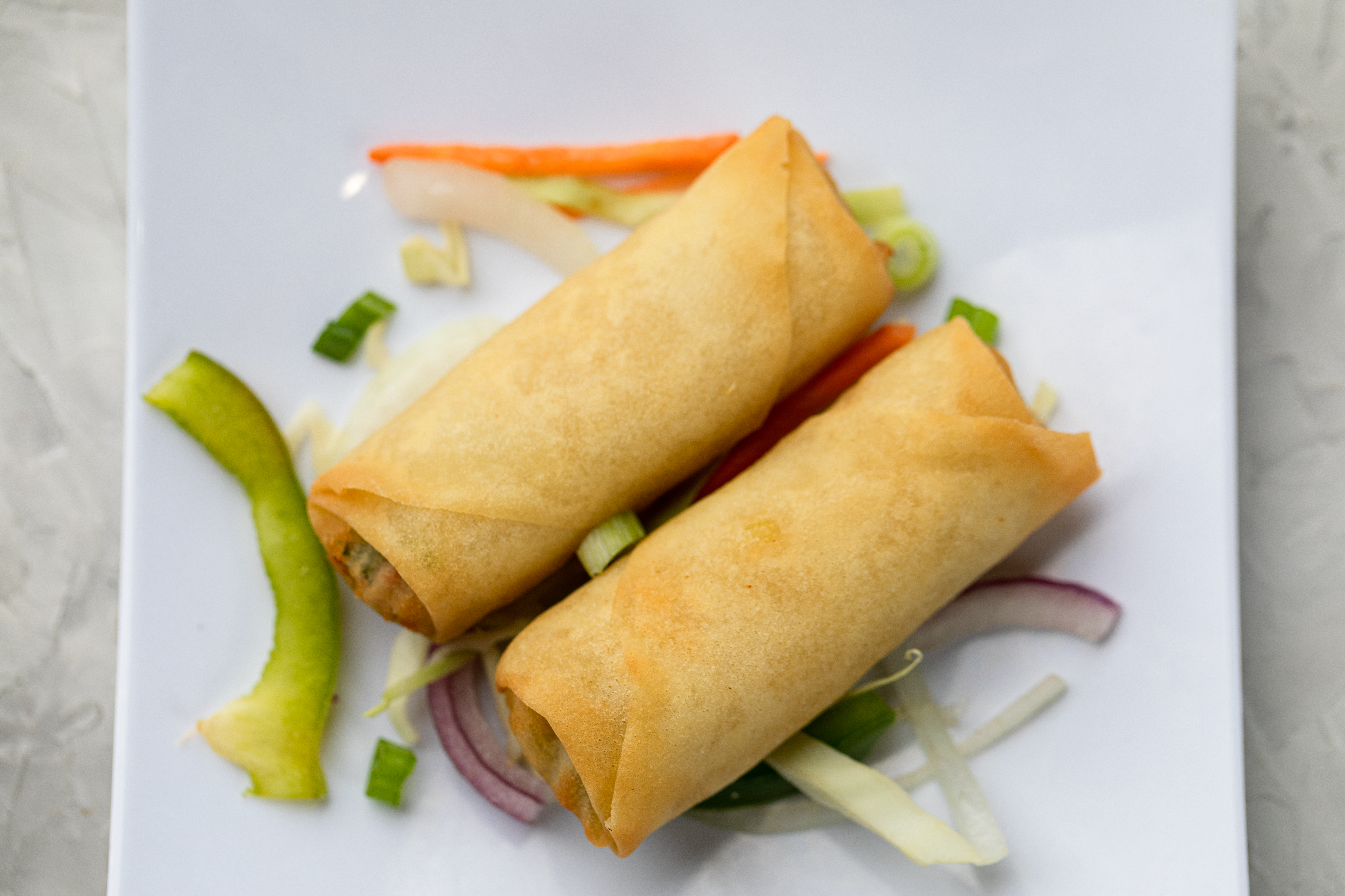 Vegetable Spring Rolls (2 pieces).