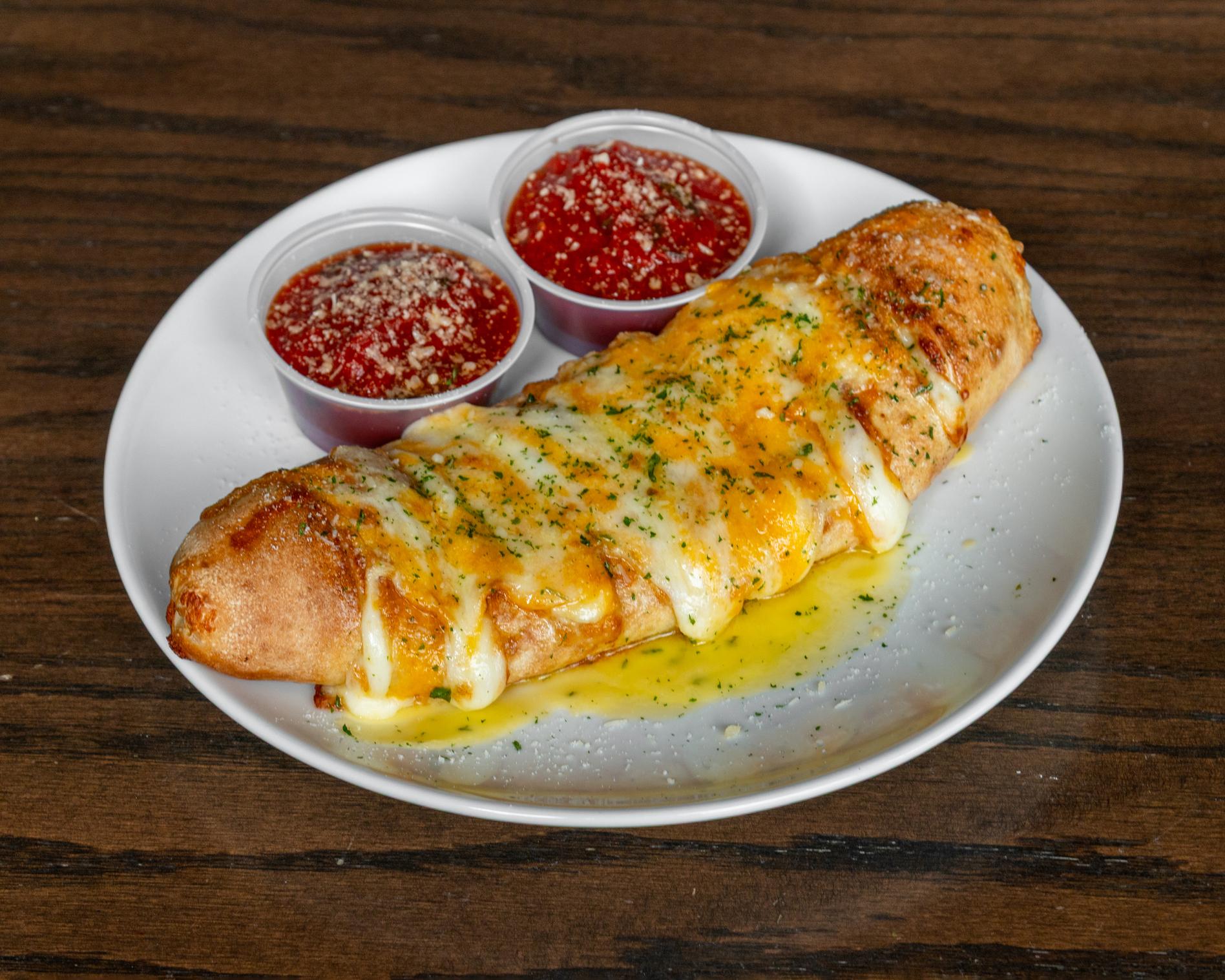 Garlic Stuffed Cheesy Bread.