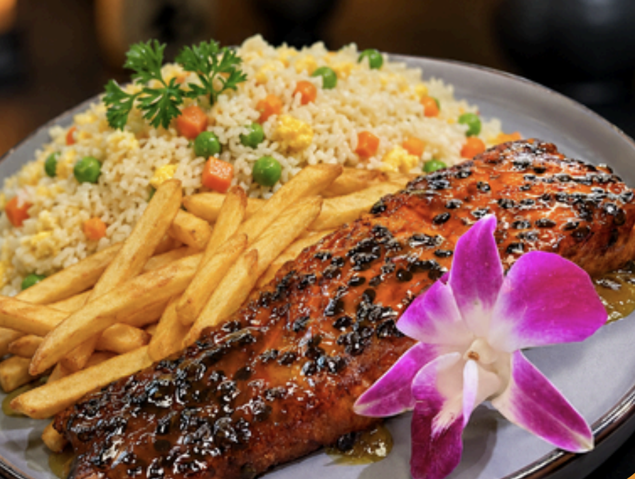 Salmon Passion Fruit.