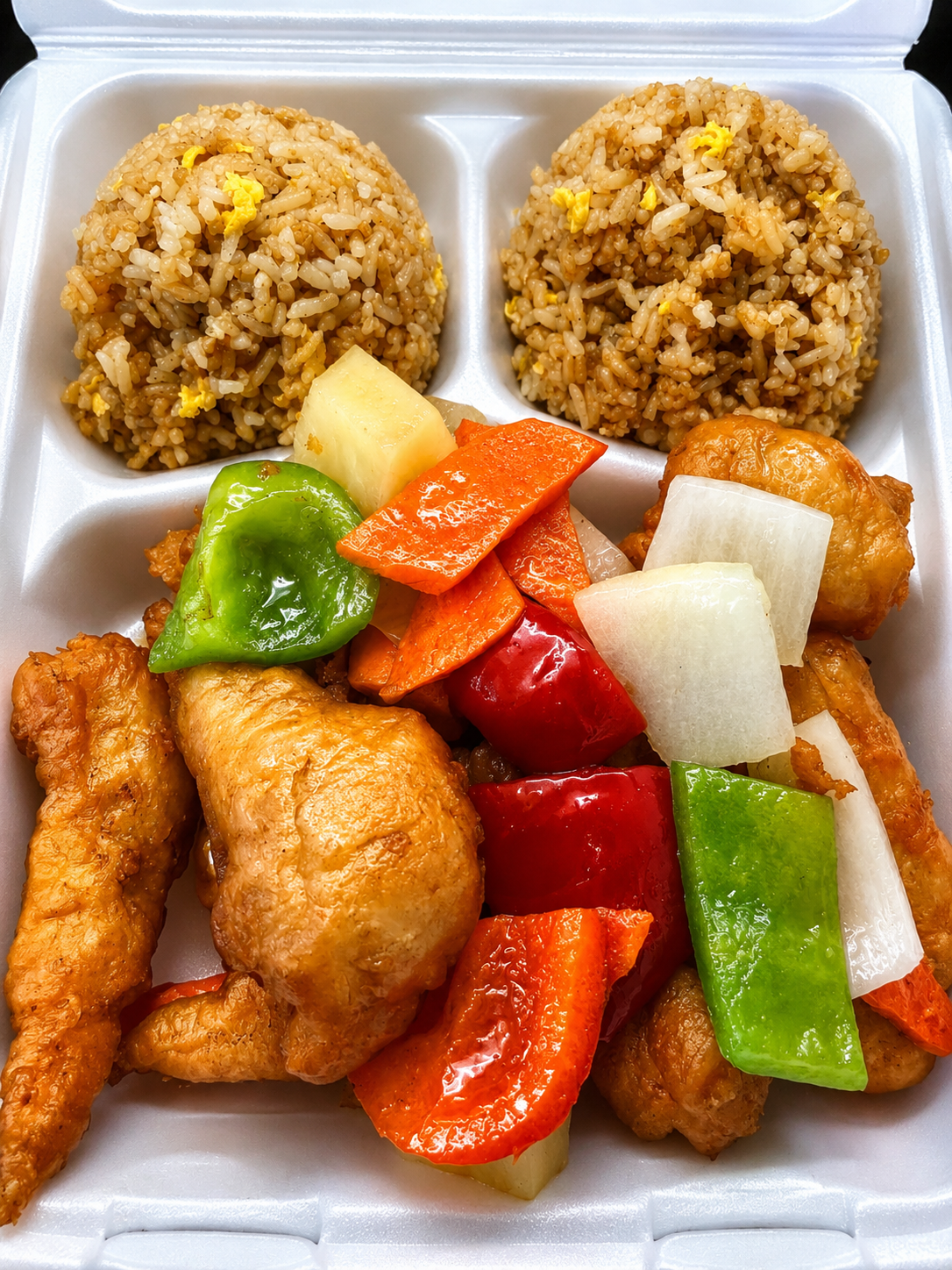 SWEET & SOUR SHRIMP.